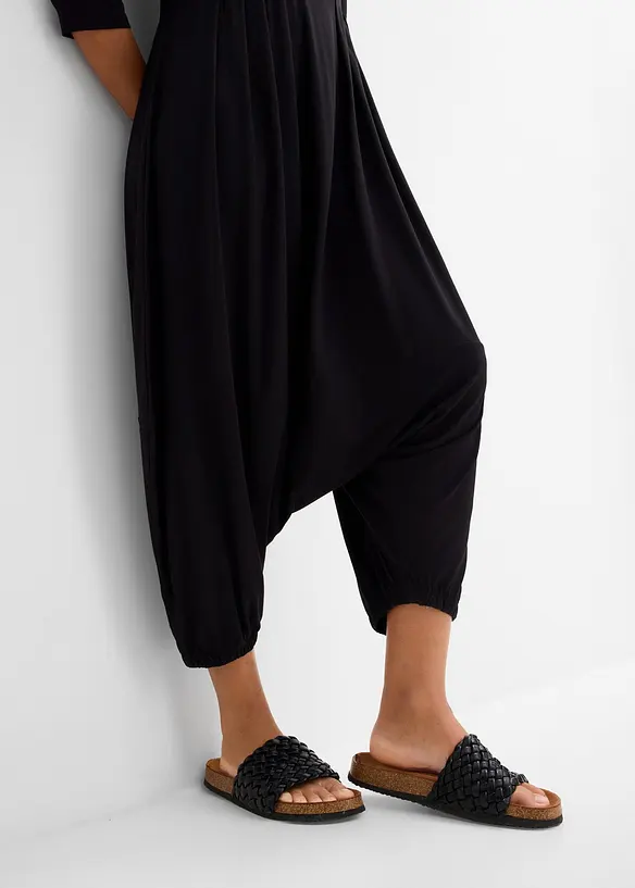 Jersey-Jumpsuit aus flie&szlig;endem Viskose-Mix, bonprix