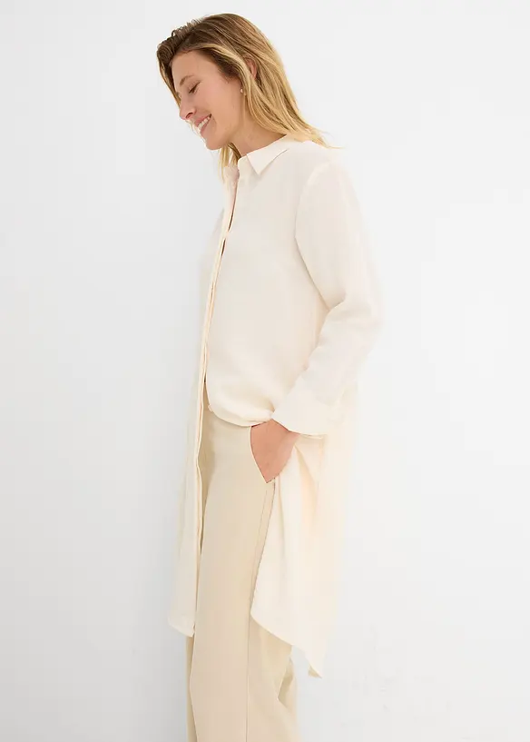 Longbluse aus softem Viskose-Mix, bonprix