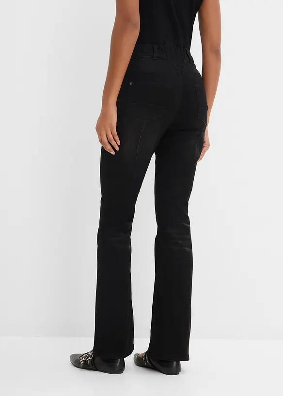 Bootcut Jeans Mid Waist, Shaping, bonprix