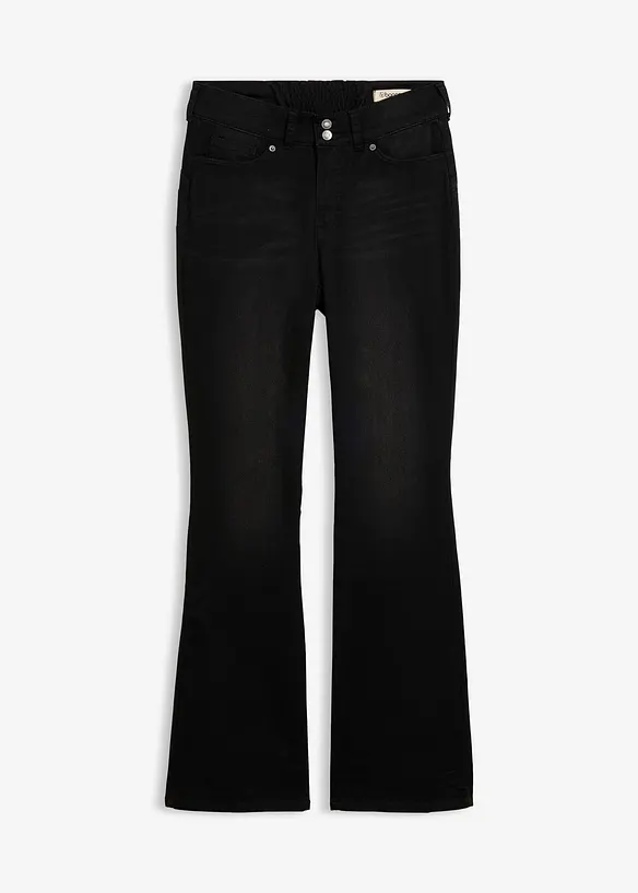 Bootcut Jeans Mid Waist, Shaping, bonprix
