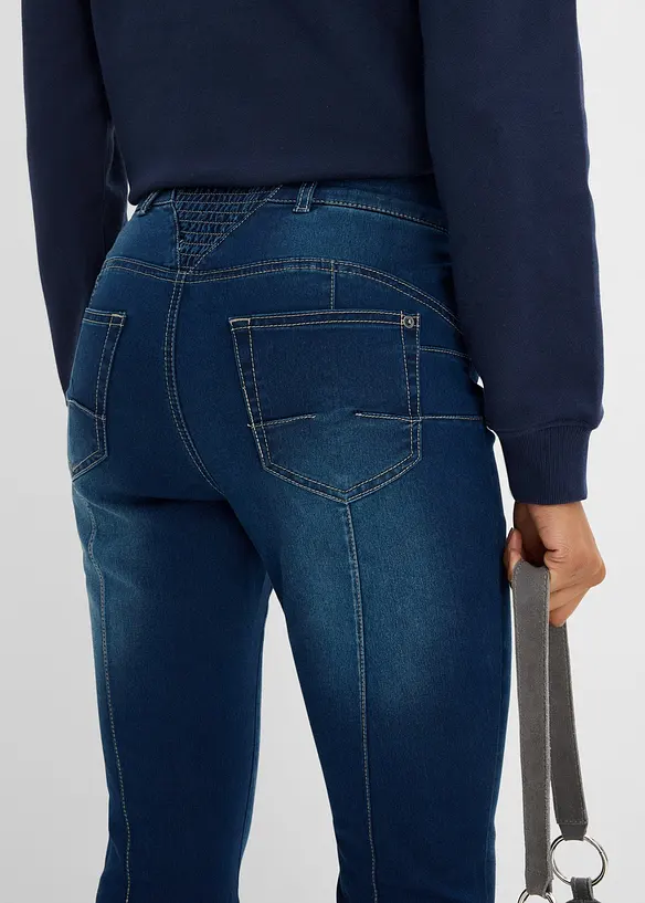 Jean bootcut taille mi-haute, sculptant, bonprix