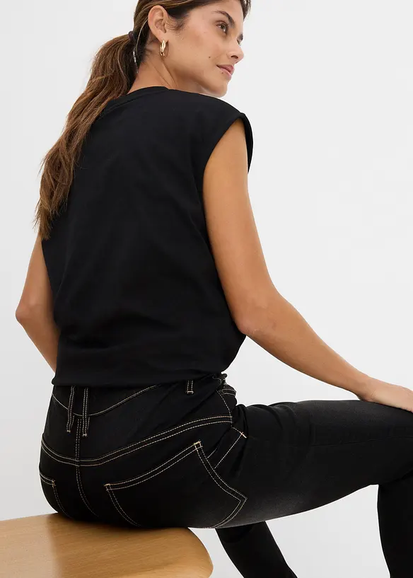 Jean slim taille haute, super extensible, bonprix