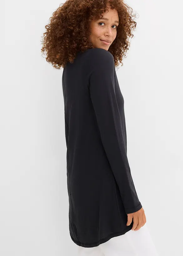 Langarmshirt aus reiner Baumwolle, bonprix