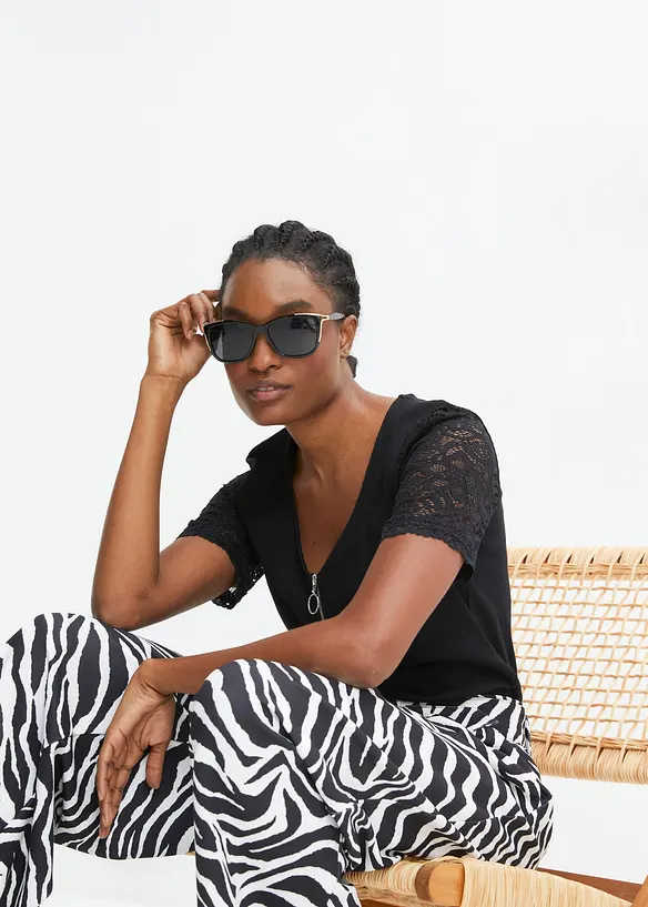 T-shirt en coton c&ocirc;tel&eacute;, bonprix