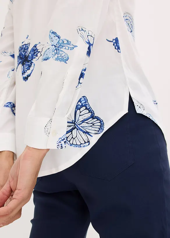 Viskose Bluse bedruckt, bonprix