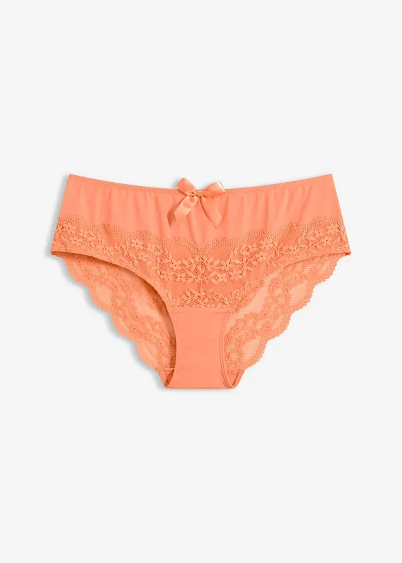 Culotte &agrave; dentelle florale, bonprix