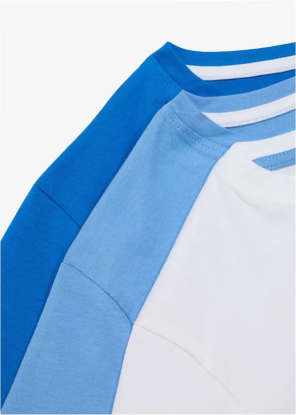 T-Shirt aus Bio-Baumwolle (3er Pack), bonprix