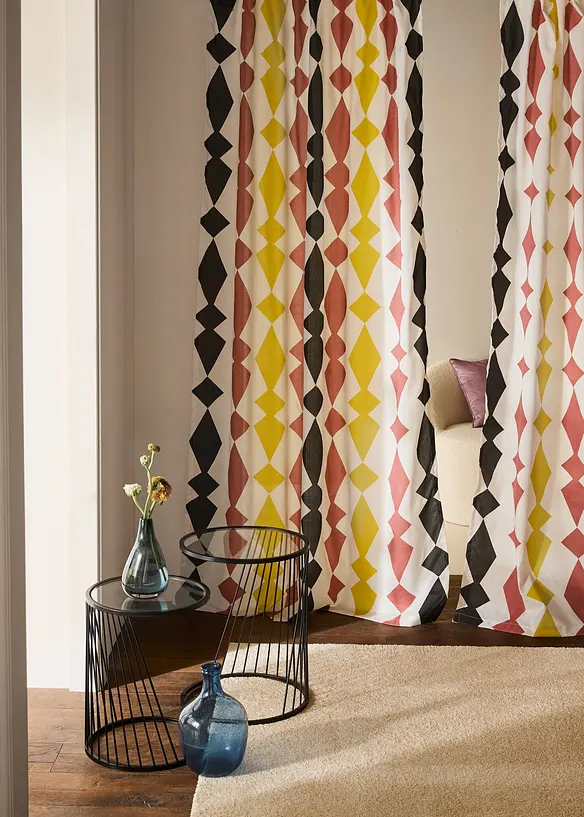 Gardine aus recyceltem Polyester (1er Pack), bonprix