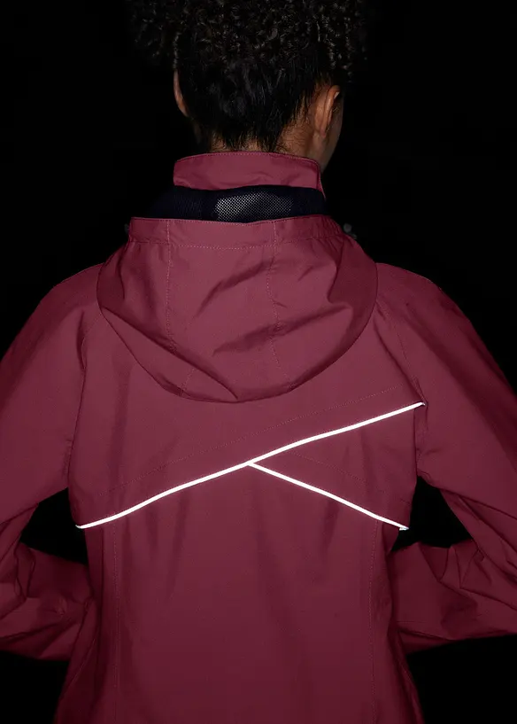 Wasserdichte Funktions-Jacke mit reflektierenden Details, bonprix