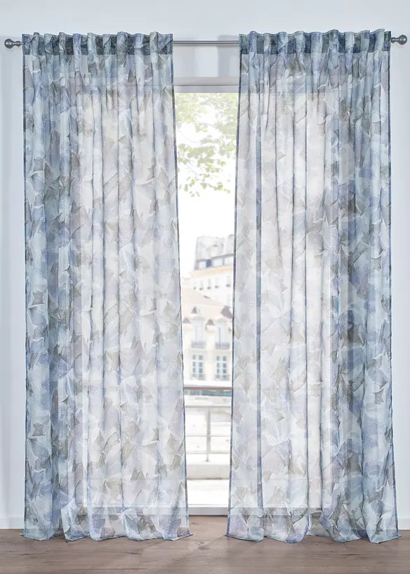 Gardine mit feiner Struktur (1er Pack), bonprix