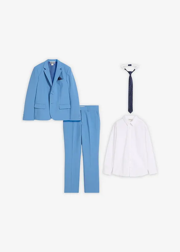 Costume 4 pi&egrave;ces avec chemise et cravate, bonprix