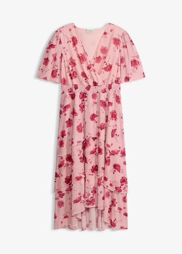 Midikleid aus softem Mesh, bonprix