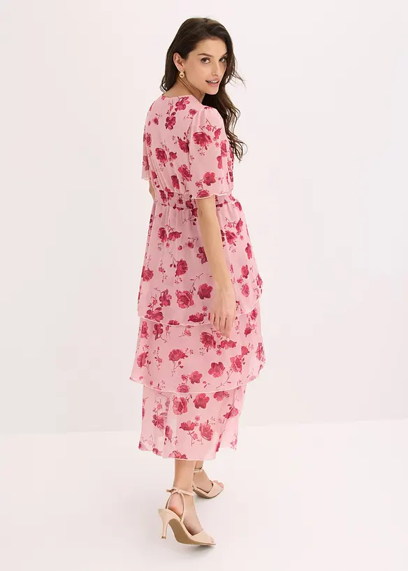 Midikleid aus softem Mesh, bonprix