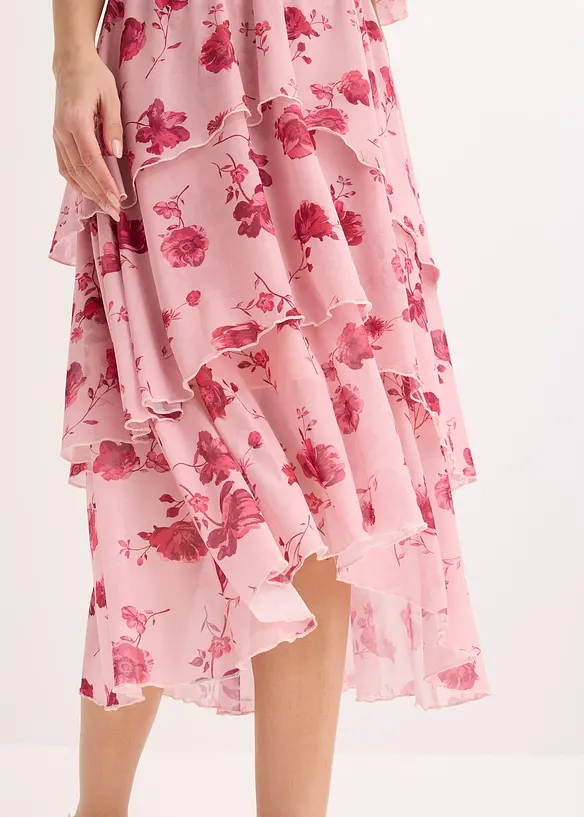 Midikleid aus softem Mesh, bonprix