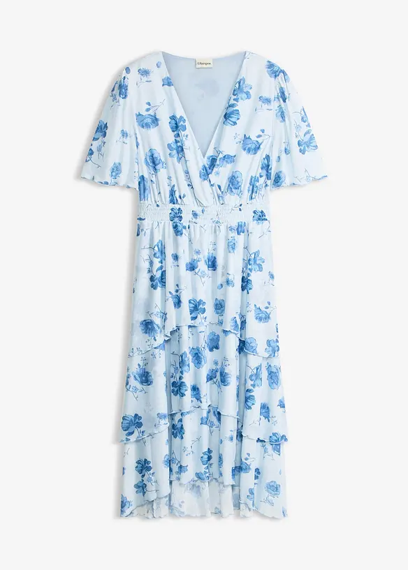 Robe midi en mesh doux, bonprix