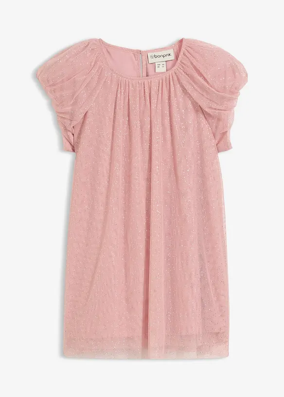 Minikleid aus zartem T&uuml;ll, bonprix