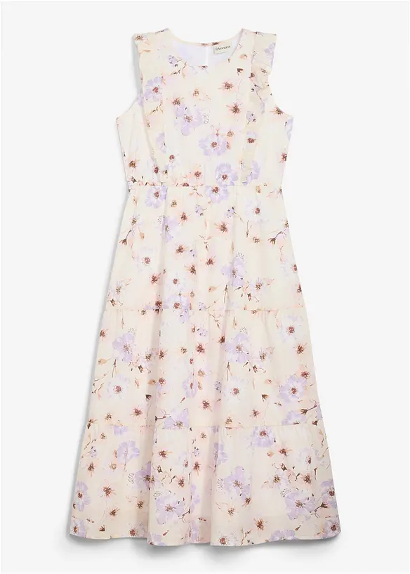 Maxikleid aus reiner Baumwolle, bonprix