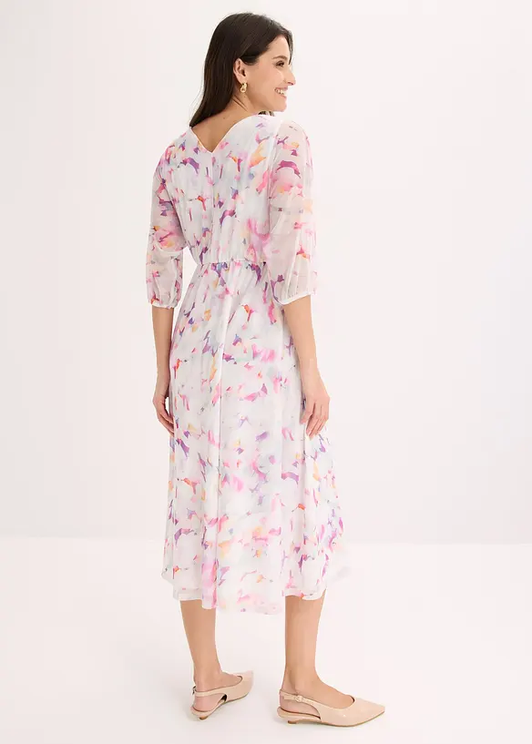 Robe en jersey mesh d&eacute;licat, bonprix