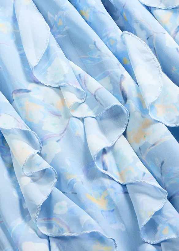 Jupe longue en mousseline l&eacute;g&egrave;re, bonprix