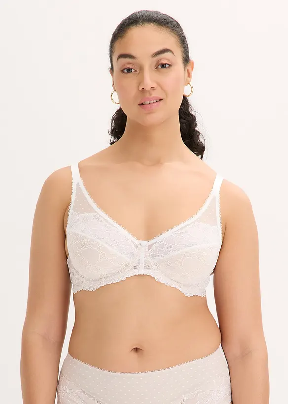 Soutien-gorge minimiseur avec dentelle, bonprix