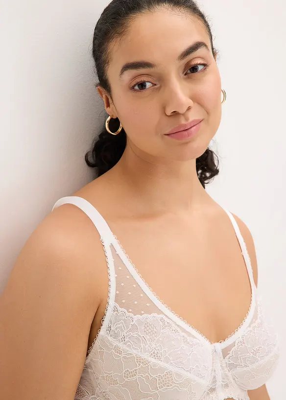 Soutien-gorge minimiseur avec dentelle, bonprix