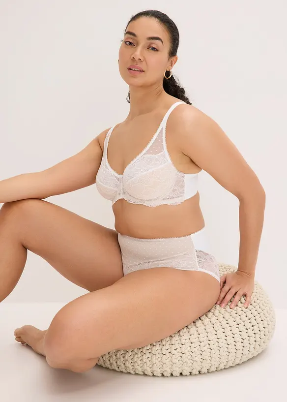 Slip maxi avec dentelle, bonprix