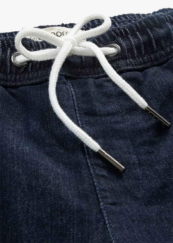 Wide Leg Jeans Mid Waist, Stretch, bonprix