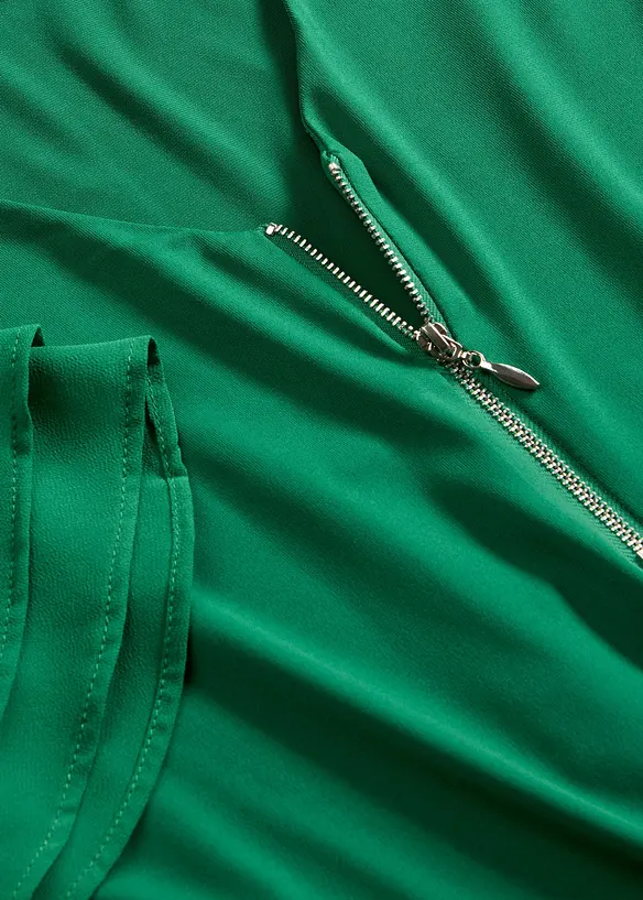 T-shirt avec manches en mousseline, bonprix