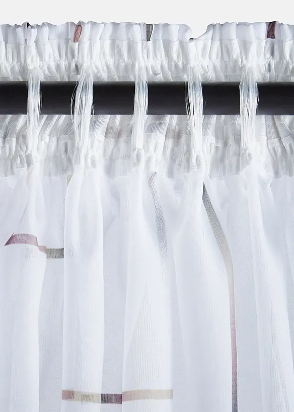 Gardine mit mit Druck (1er Pack), bonprix