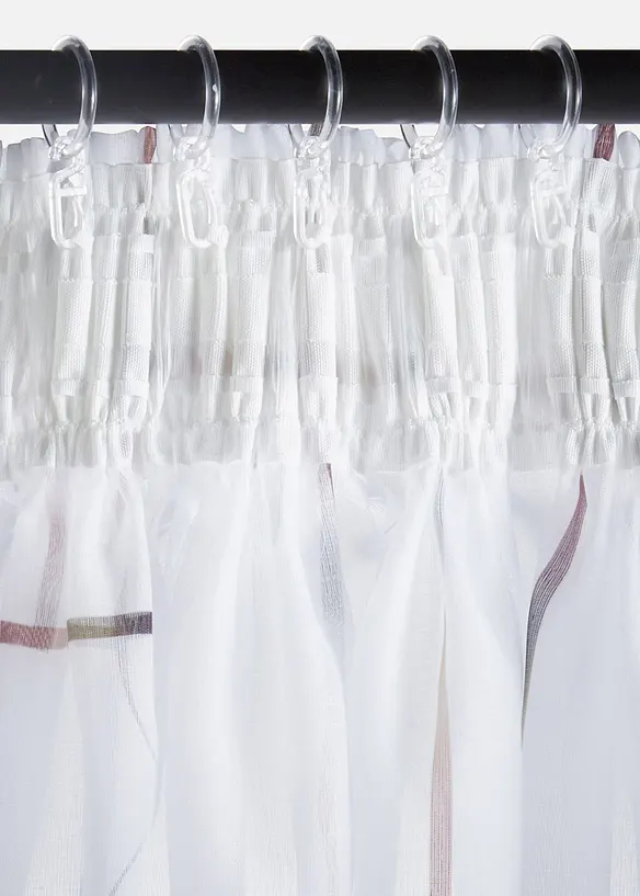 Gardine mit mit Druck (1er Pack), bonprix