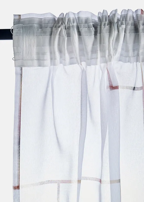 Gardine mit mit Druck (1er Pack), bonprix