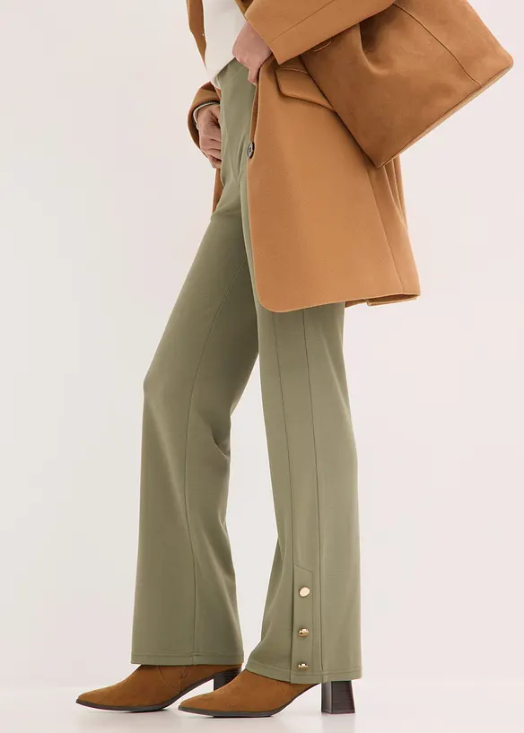 Jersey-Hose aus Punto di Roma, bonprix