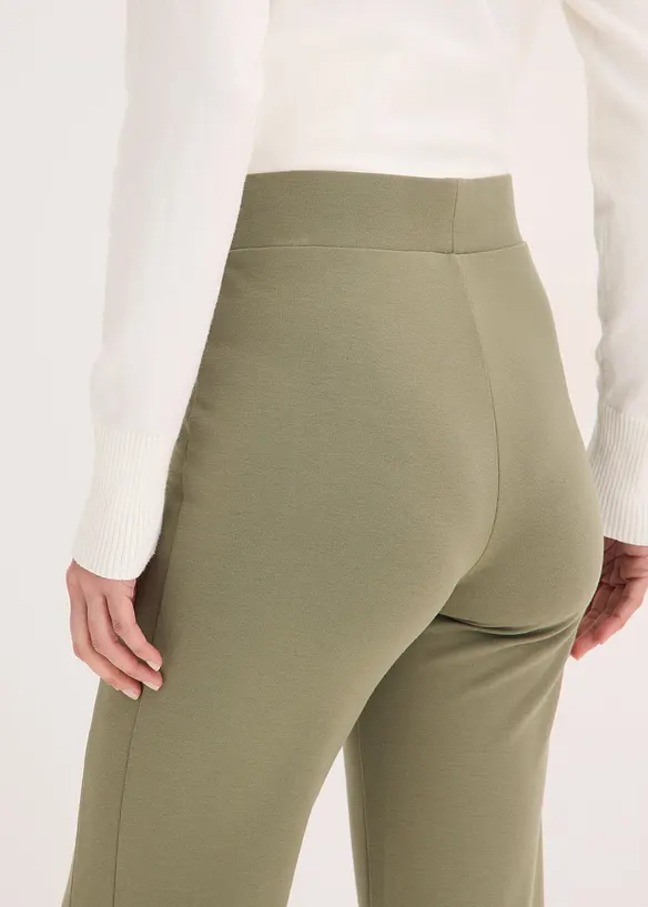 Jersey-Hose aus Punto di Roma, bonprix