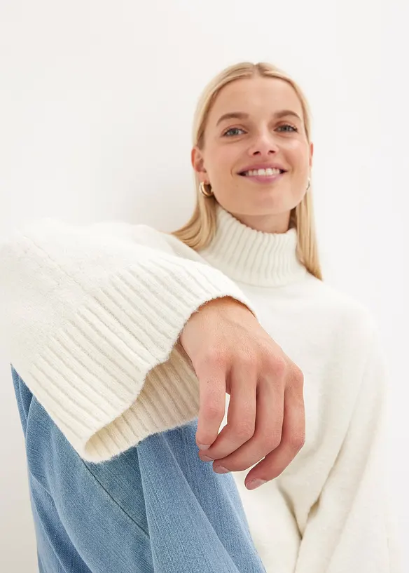 Pull &agrave; col montant, bonprix