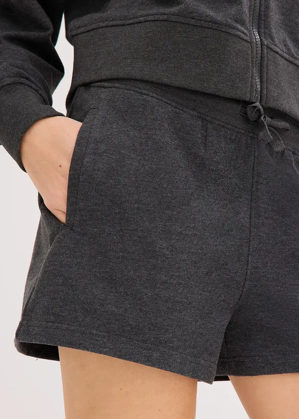 Ensemble d&rsquo;int&eacute;rieur en sweat avec short, bonprix