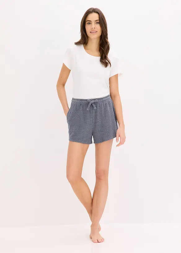 Short en sweat aspect jean, bonprix