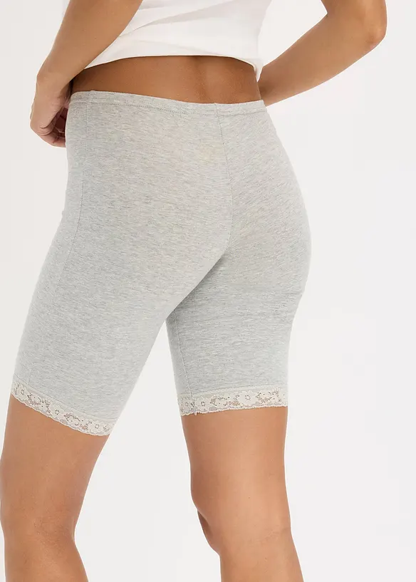 Boxers femme longs en mati&egrave;re douce, bonprix