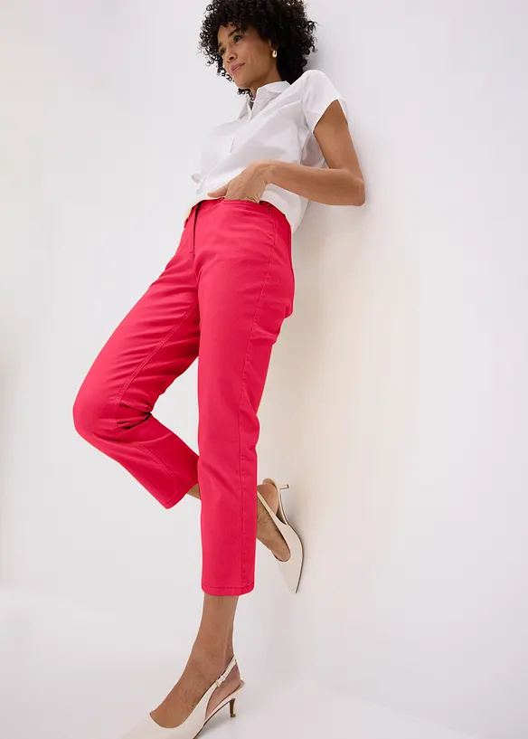 Kurzarmbluse aus Popeline, bonprix