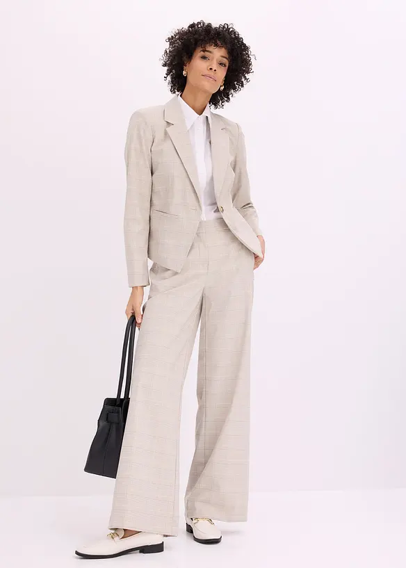 Blazer &agrave; carreaux &eacute;cossais, bonprix