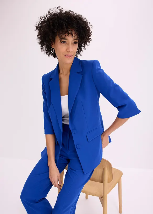 Blazer tendance &agrave; &eacute;paulettes, bonprix