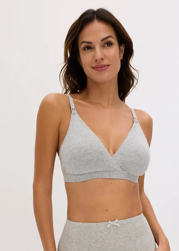 Still-BH ohne B&uuml;gel mit Bio-Baumwolle (2er Pack), bonprix