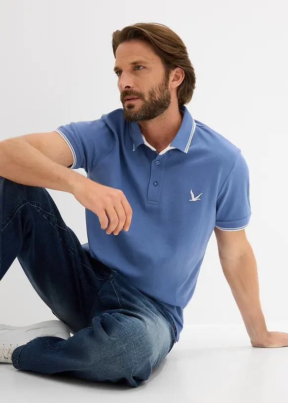 Lot de 2 polos 100% coton, bonprix