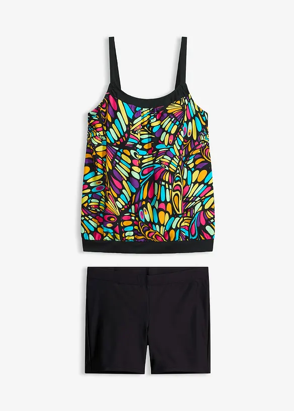 Oversize-Tankini mit Baderadler (2-tlg.Set), bonprix