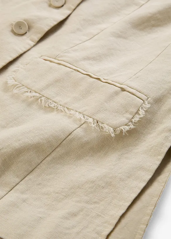 Anzugweste aus reinem Leinen, bonprix