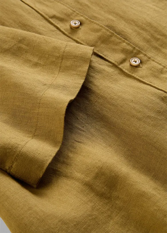 Robe-chemise 100% lin, bonprix