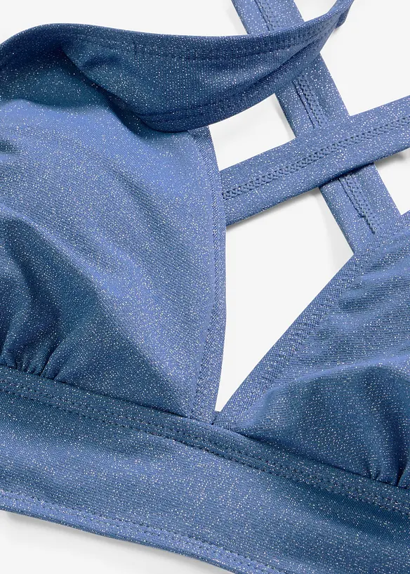 Bikini aus glitzerndem Material (2-tlg.Set), bonprix