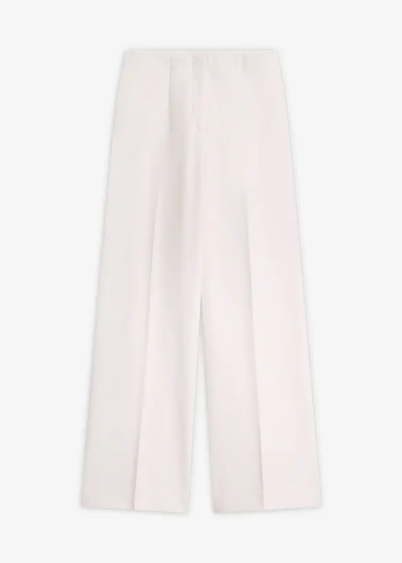 Pantalon large &agrave; pinces, bonprix