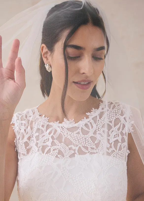 Abend-Maxikleid mit Spitze, bonprix