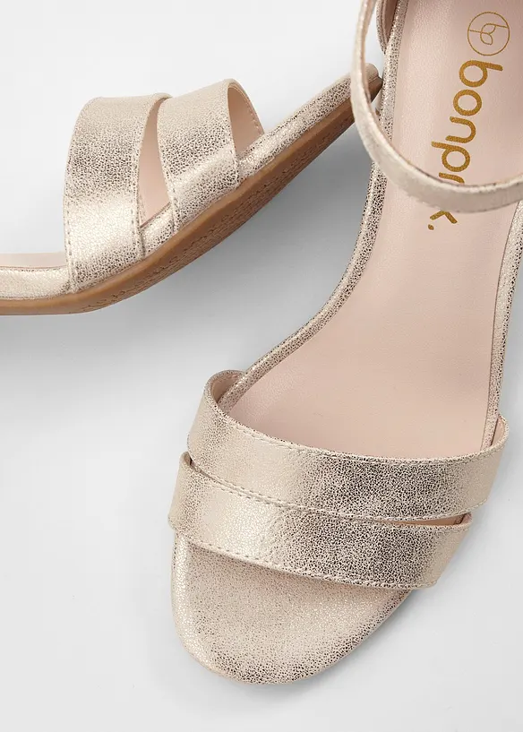 Sandaletten mit Blockabsatz, bonprix