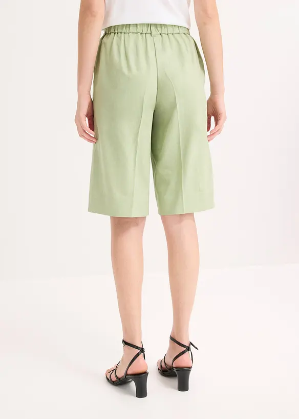 Bermuda en lin m&eacute;lang&eacute;, bonprix